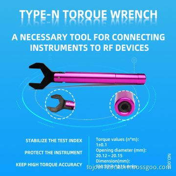 Type-N Torque Wrench Calibrated To 1N. M Protect Instrument Joints 20mm